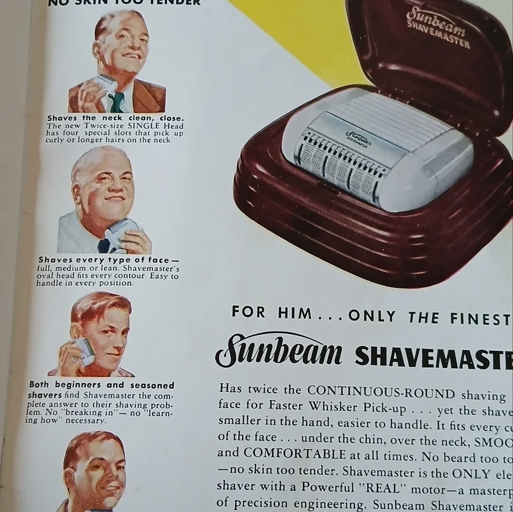 Vintage Sunbeam Automatic Mixmaster, 1948 Edition in Classic White Booklet